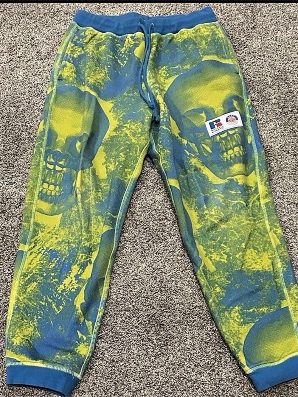Russell Athletic ASAP Worldwide x Russell Athletic Skull Print Sweatpants Skull